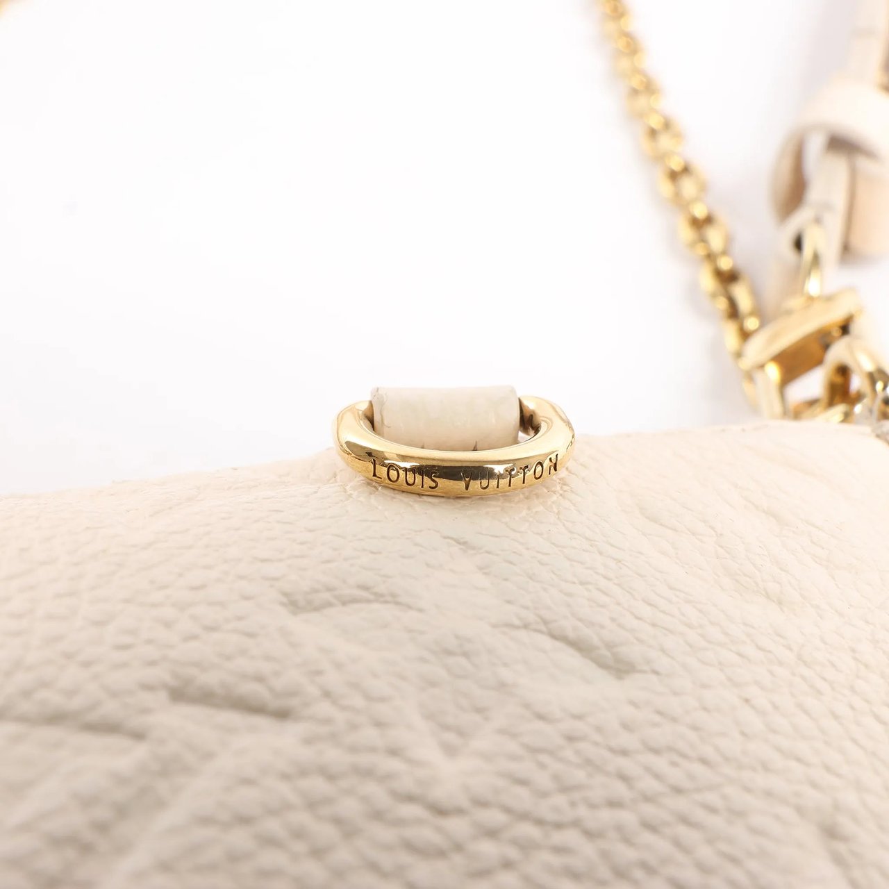 Louis Vuitton Louis Vuitton Monogram Empreinte Easy Pouch Handbag in Beige M81066 Beige