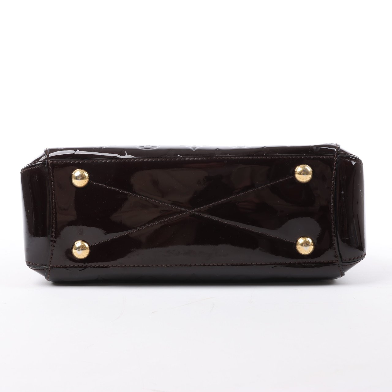 Louis Vuitton Louis Vuitton Vernis Montaigne BB 2Way Handbag in Amarante M50403 Maroon