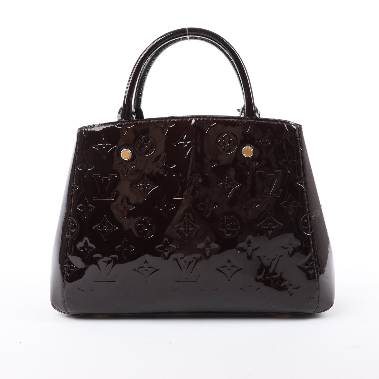 Louis Vuitton Louis Vuitton Vernis Montaigne BB 2Way Handbag in Amarante M50403 Maroon