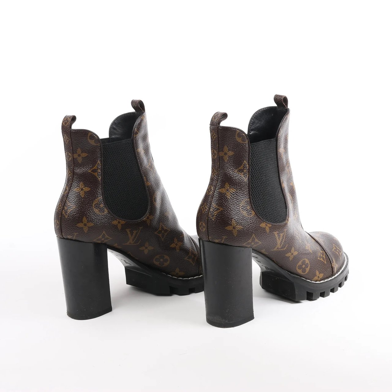 Louis Vuitton Louis Vuitton Monogram Star Trail Chelsea Ankle Boots, Size 40 EU Bruin