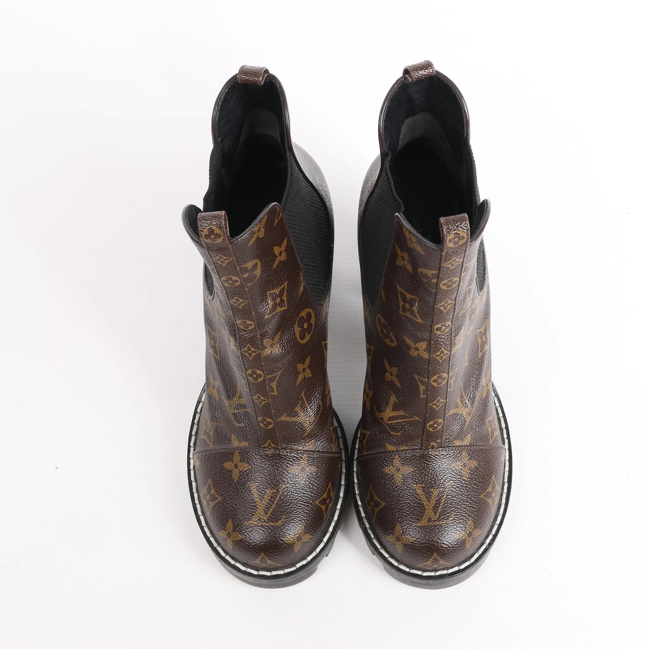 Louis Vuitton Louis Vuitton Monogram Star Trail Chelsea Ankle Boots, Size 40 EU Bruin