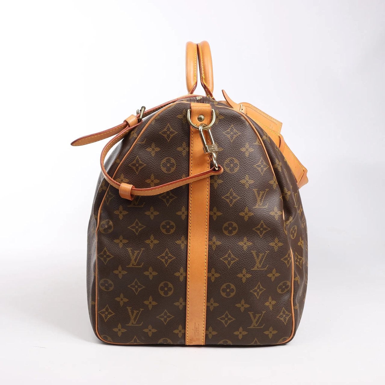 Louis Vuitton Louis Vuitton Monogram Canvas Keepall Bandoulière 60 Travel Bag M41412 Bruin