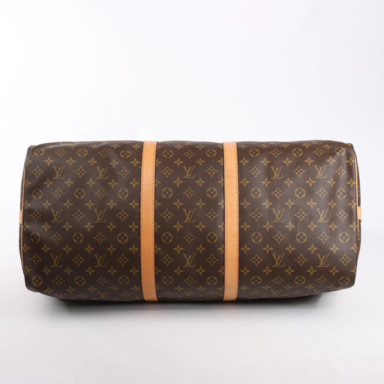 Louis Vuitton Louis Vuitton Monogram Canvas Keepall Bandoulière 60 Travel Bag M41412 Bruin