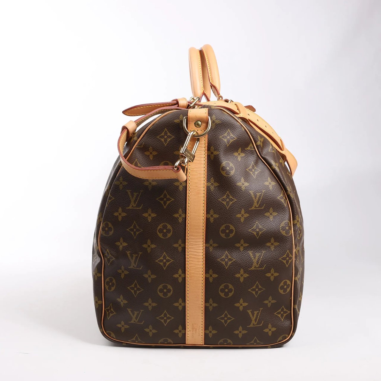 Louis Vuitton Louis Vuitton Monogram Canvas Keepall Bandoulière 60 Travel Bag M41412 Bruin