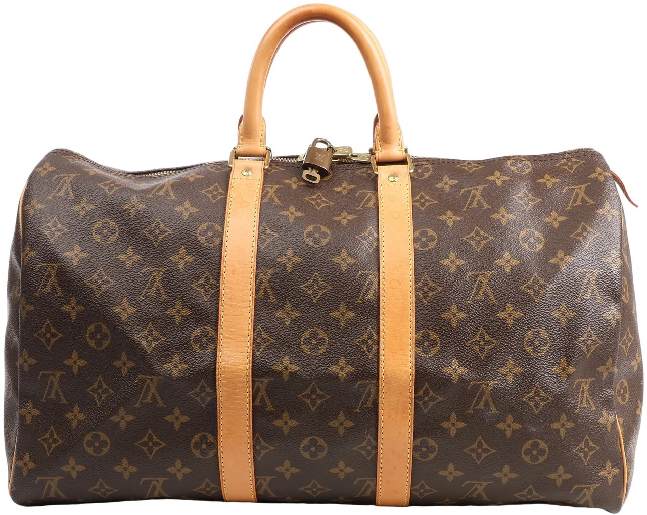 Louis Vuitton Louis Vuitton Monogram Canvas Keepall 45 Travel Bag M41428 Bruin