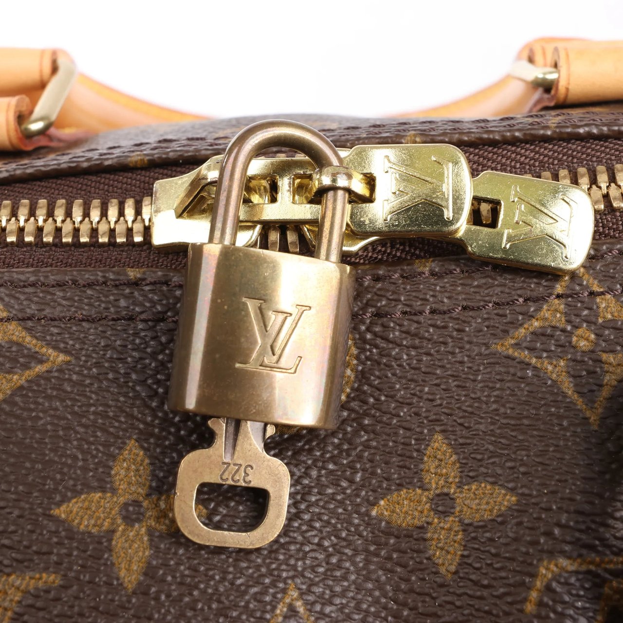 Louis Vuitton Louis Vuitton Monogram Canvas Keepall 45 Travel Bag M41428 Bruin