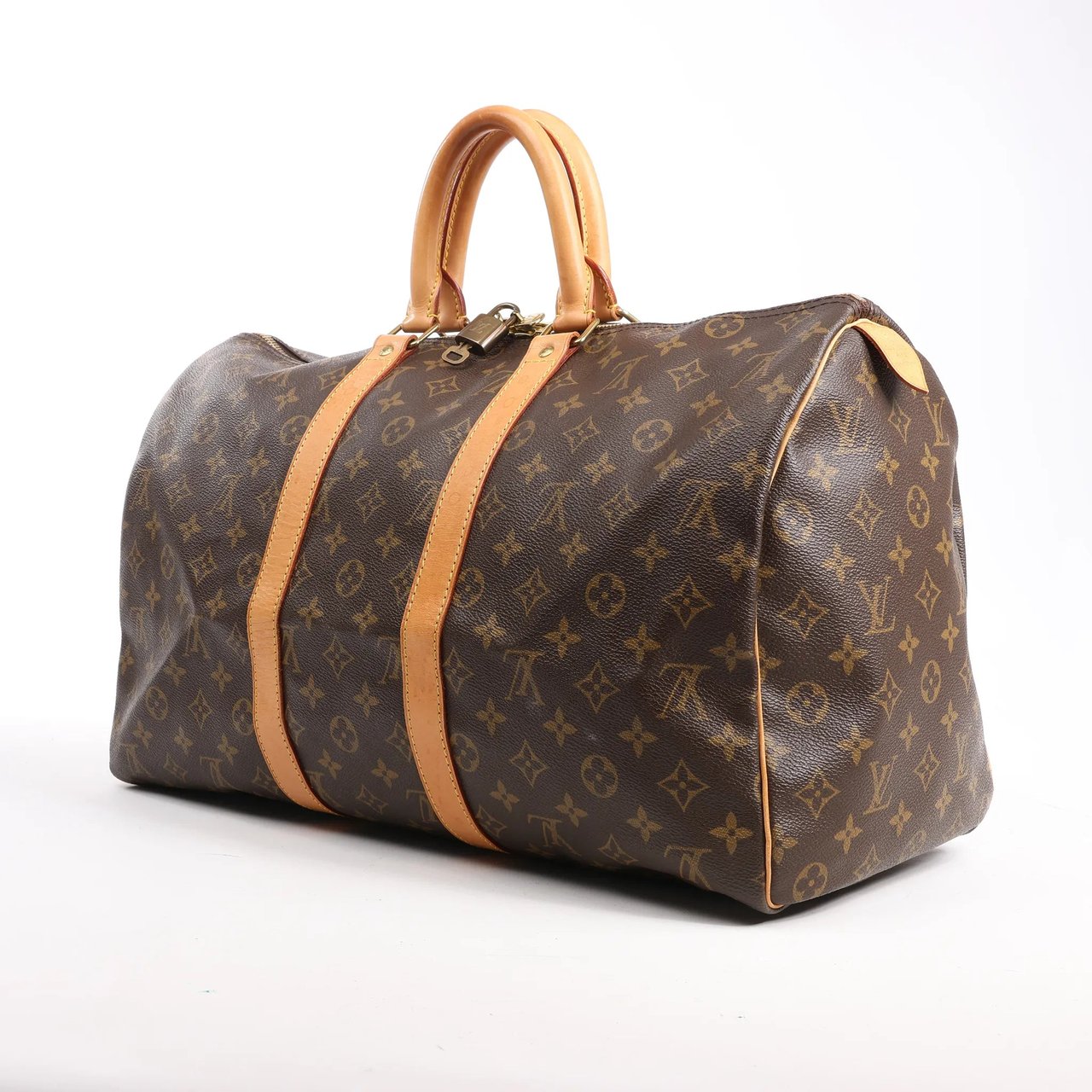 Louis Vuitton Louis Vuitton Monogram Canvas Keepall 45 Travel Bag M41428 Bruin