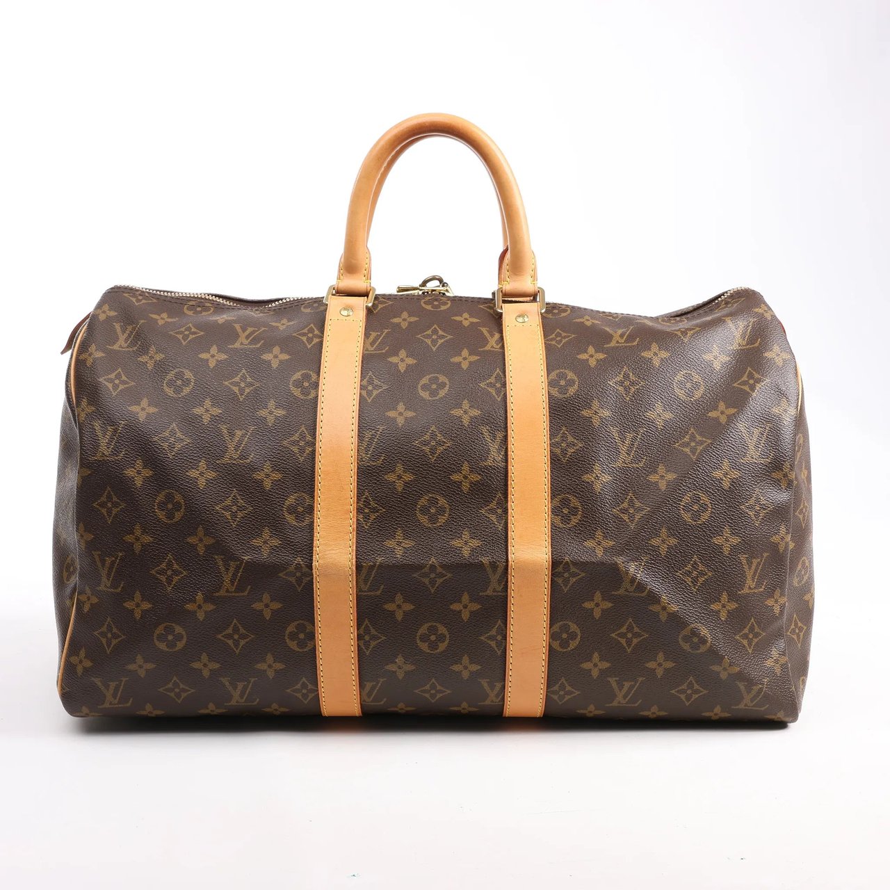 Louis Vuitton Louis Vuitton Monogram Canvas Keepall 45 Travel Bag M41428 Bruin