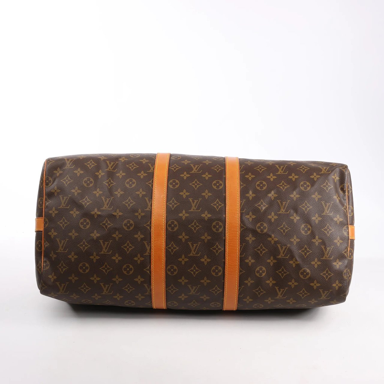 Louis Vuitton Louis Vuitton Monogram Canvas Keepall Bandoulière 55 Travel Bag M41414 Bruin