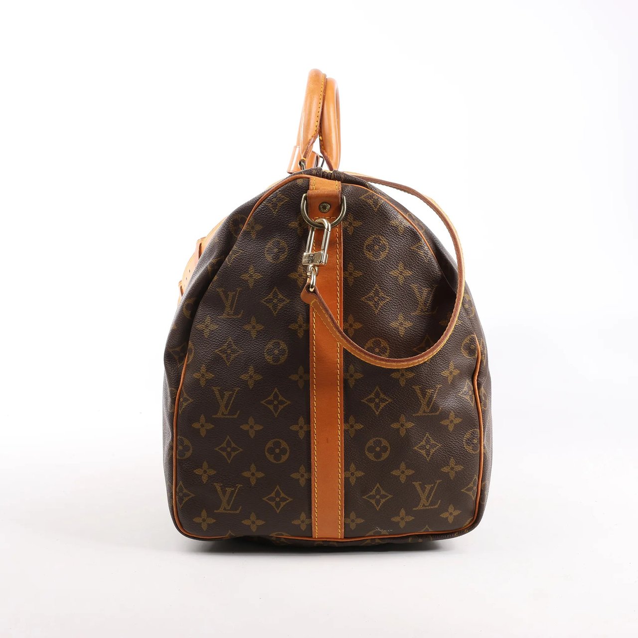 Louis Vuitton Louis Vuitton Monogram Canvas Keepall Bandoulière 55 Travel Bag M41414 Bruin