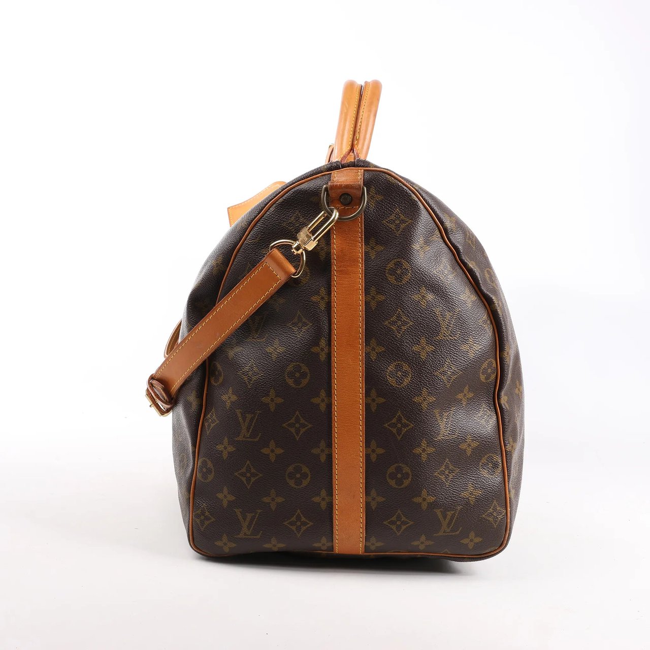 Louis Vuitton Louis Vuitton Monogram Canvas Keepall Bandoulière 60 Travel Bag M41412 Bruin