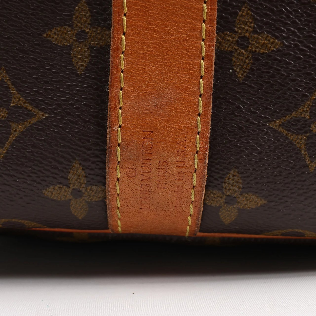 Louis Vuitton Louis Vuitton Monogram Canvas Keepall Bandoulière 60 Travel Bag M41412 Bruin