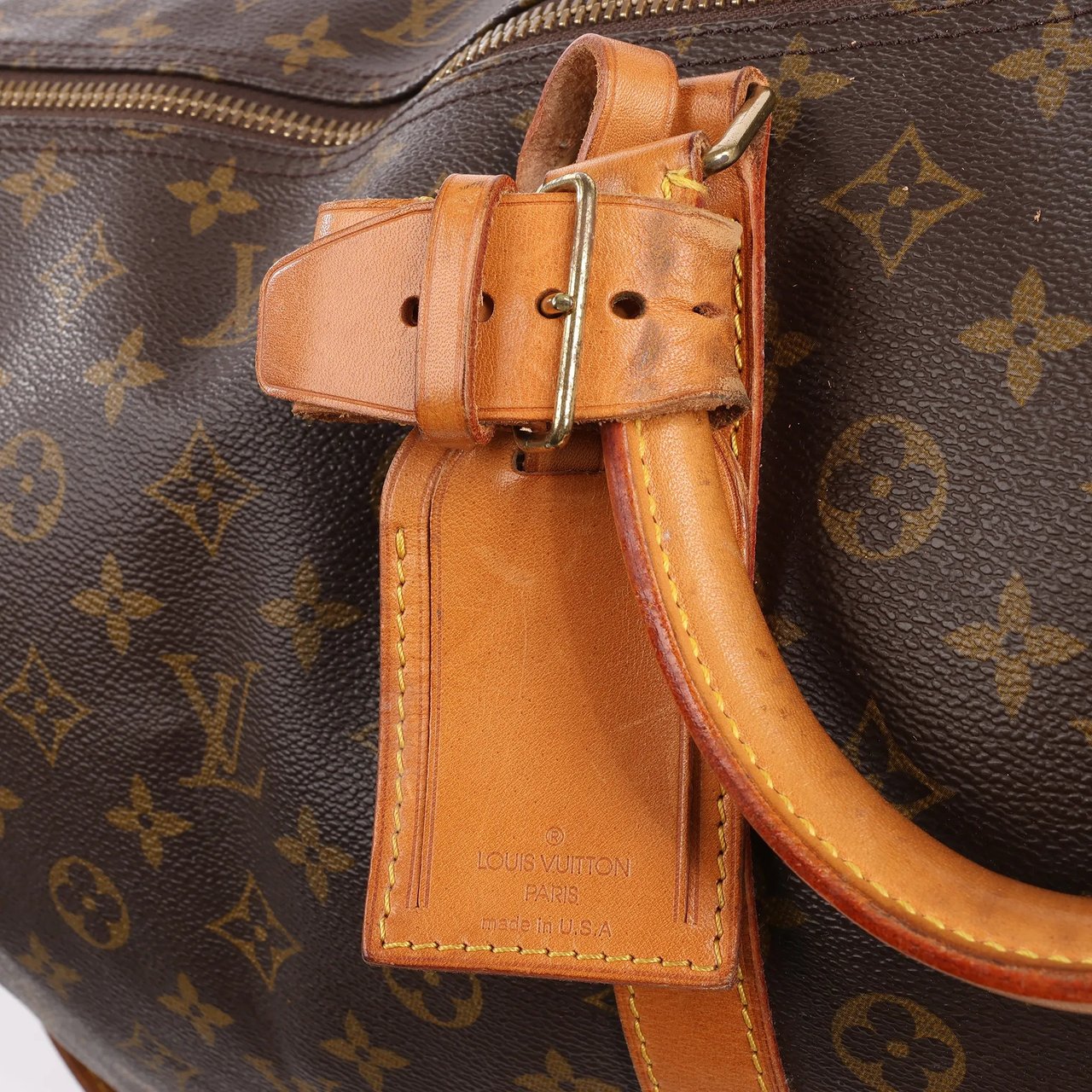 Louis Vuitton Louis Vuitton Monogram Canvas Keepall Bandoulière 60 Travel Bag M41412 Bruin