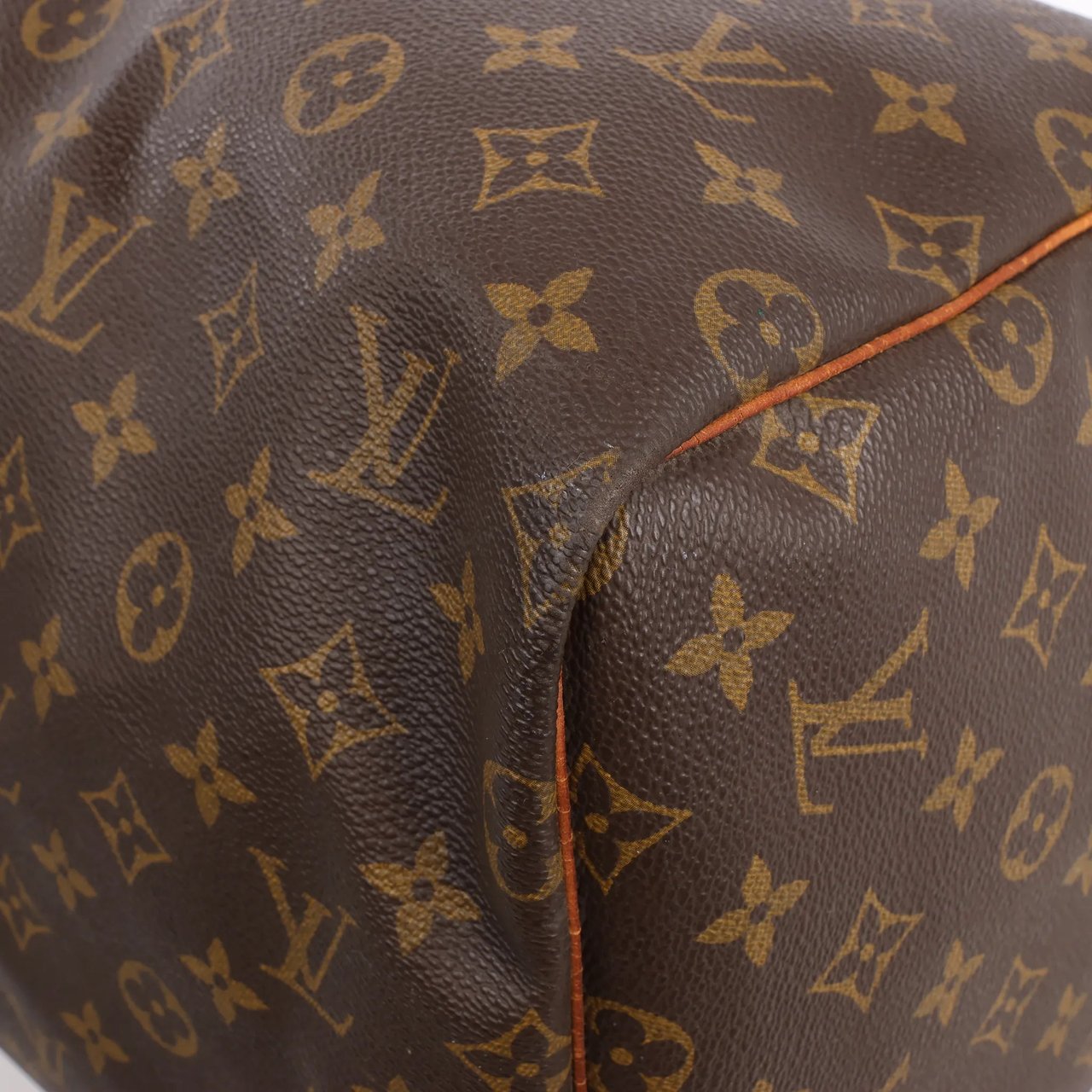 Louis Vuitton Louis Vuitton Monogram Canvas Keepall 55 Travel Bag M41424 Bruin