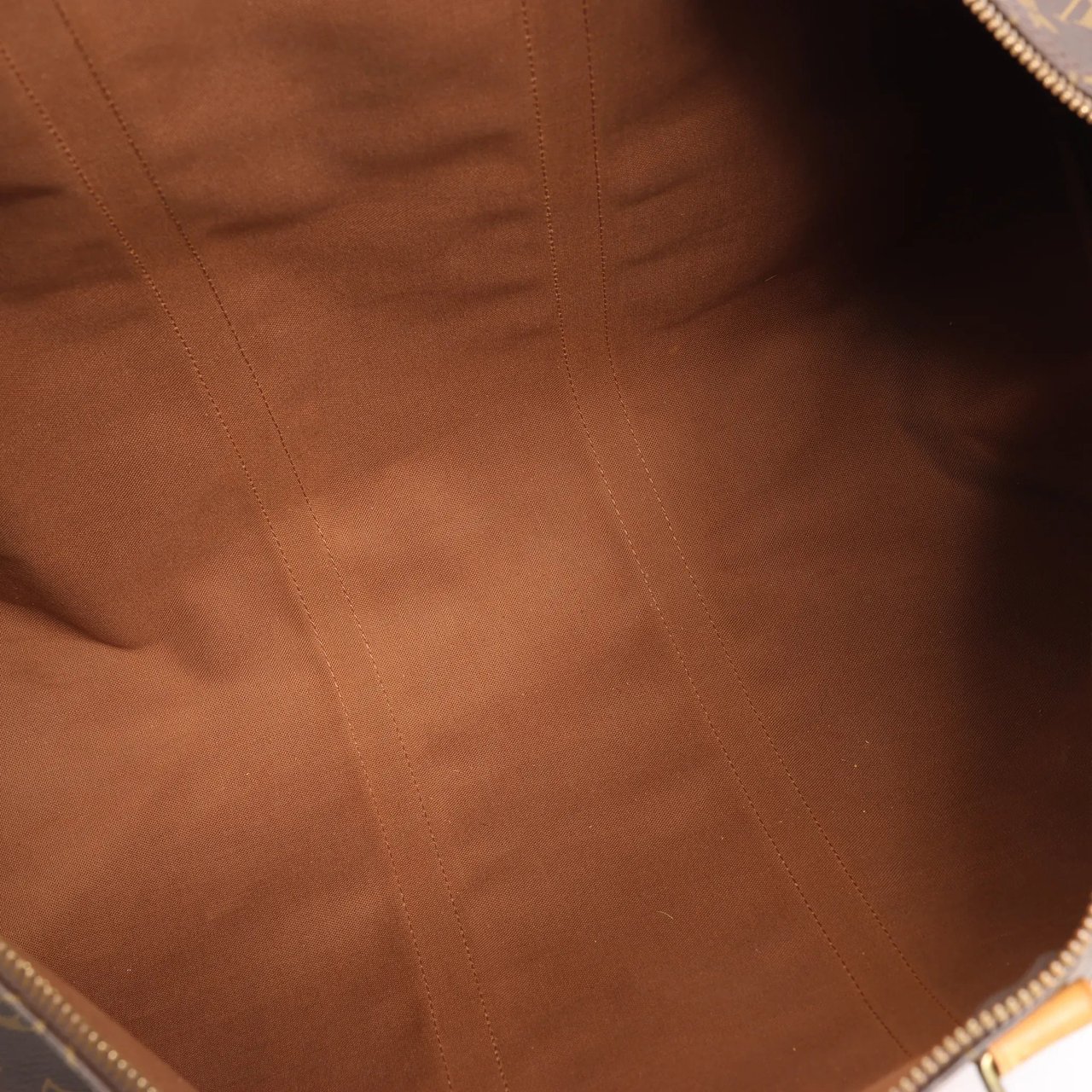 Louis Vuitton Louis Vuitton Monogram Canvas Keepall 55 Travel Bag M41424 Bruin