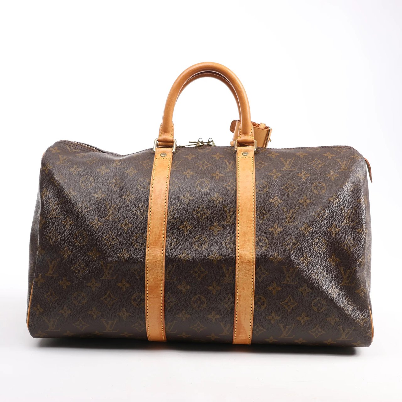 Louis Vuitton Louis Vuitton Monogram Canvas Keepall 45 Travel Bag M41428 Bruin