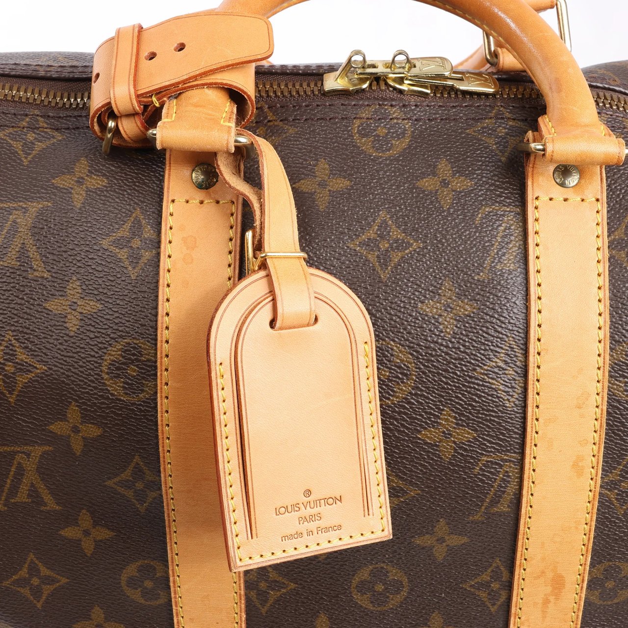 Louis Vuitton Louis Vuitton Monogram Canvas Keepall 45 Travel Bag M41428 Bruin