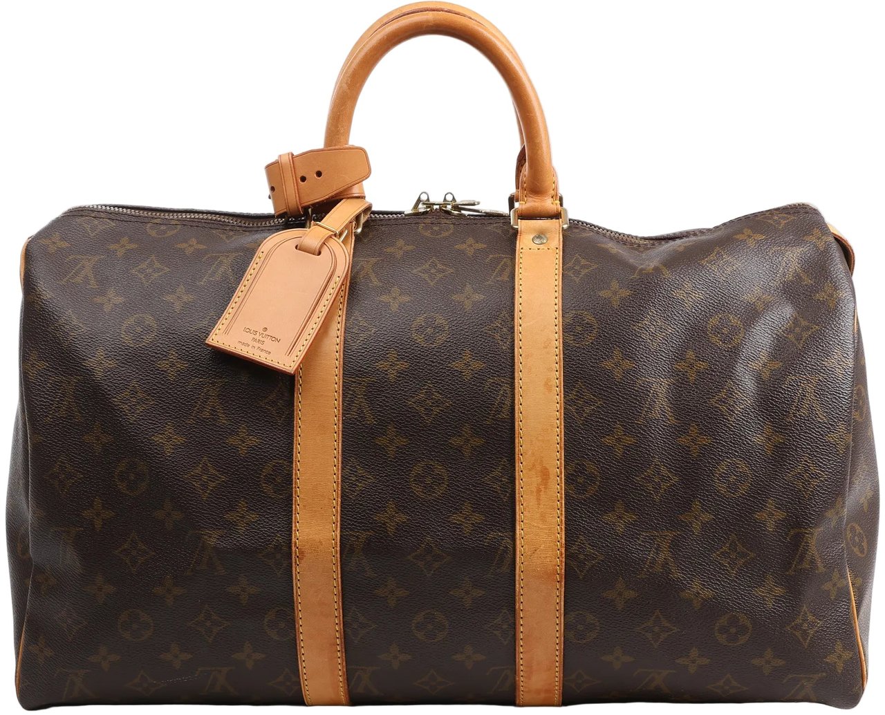 Louis Vuitton Louis Vuitton Monogram Canvas Keepall 45 Travel Bag M41428 Bruin
