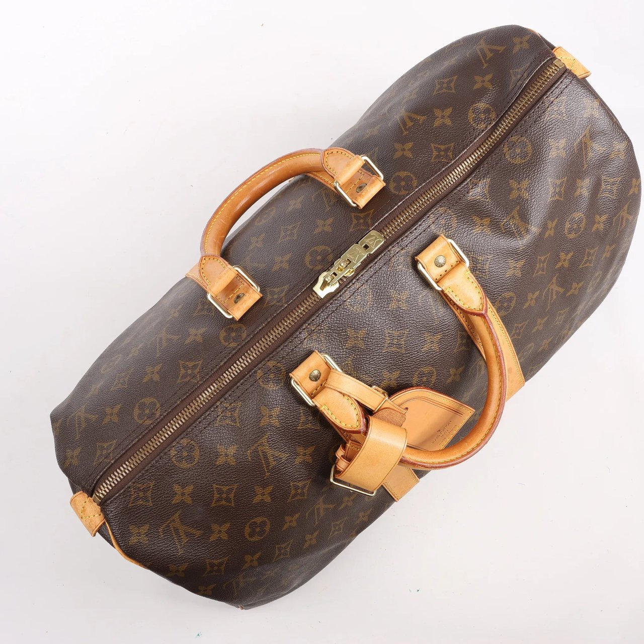 Louis Vuitton Louis Vuitton Monogram Canvas Keepall 45 Travel Bag M41428 Bruin