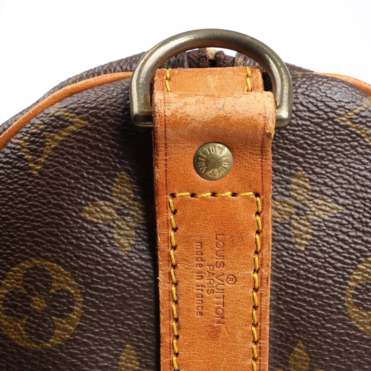 Louis Vuitton Louis Vuitton Monogram Canvas Keepall Bandoulière 55 Travel Bag M41414 Bruin