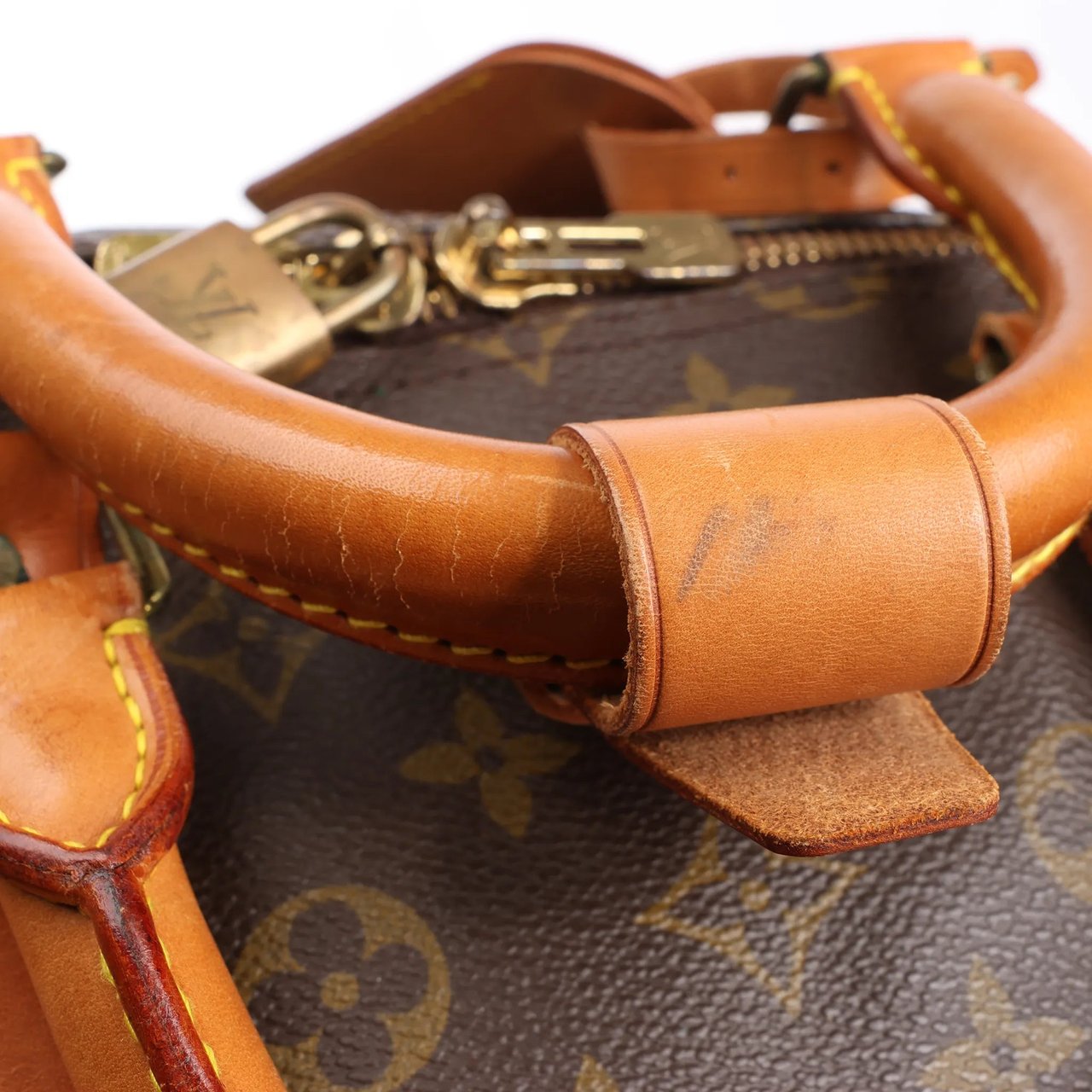 Louis Vuitton Louis Vuitton Monogram Canvas Keepall Bandoulière 55 Travel Bag M41414 Bruin