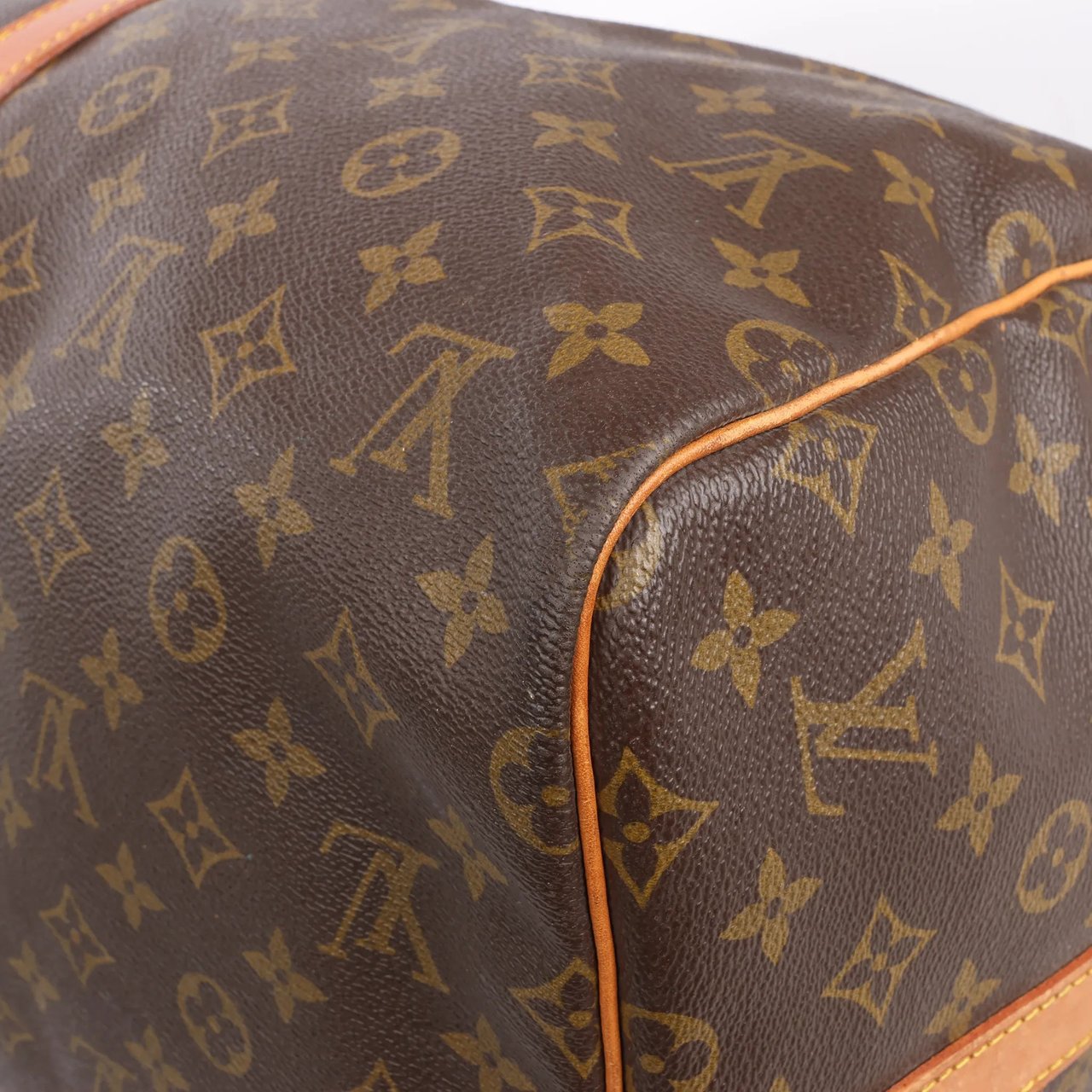 Louis Vuitton Louis Vuitton Monogram Canvas Keepall Bandoulière 55 Travel Bag M41414 Bruin