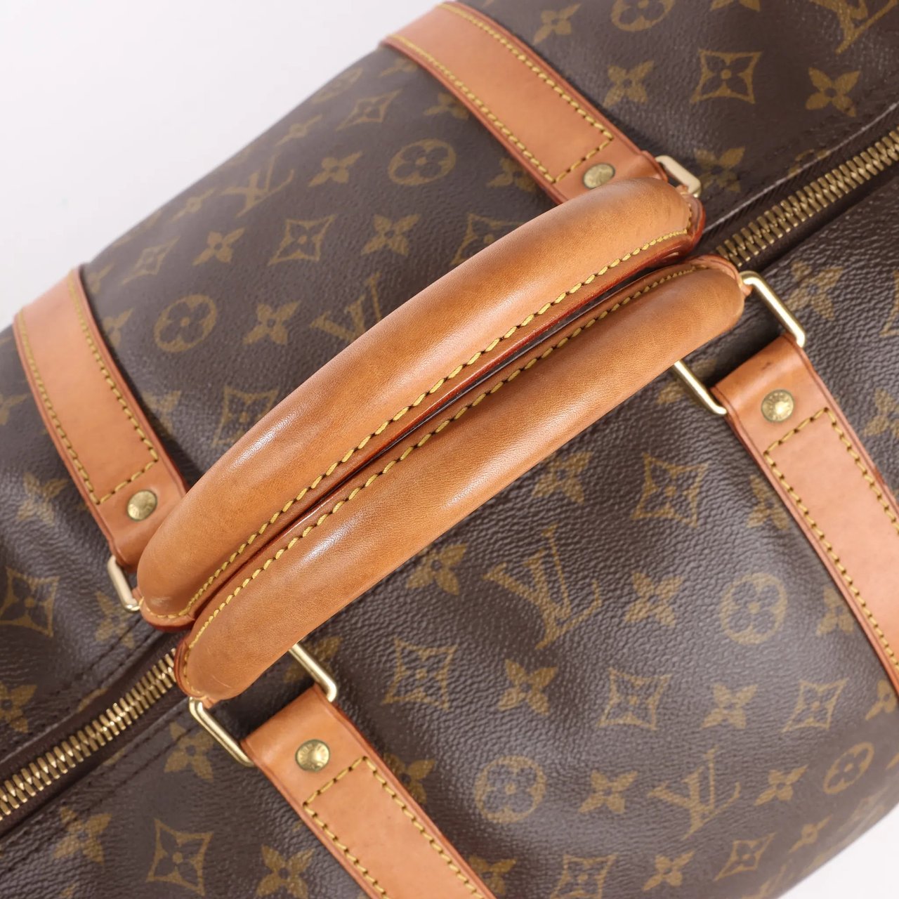 Louis Vuitton Louis Vuitton Monogram Canvas Keepall 60 Travel Bag M41422 Bruin