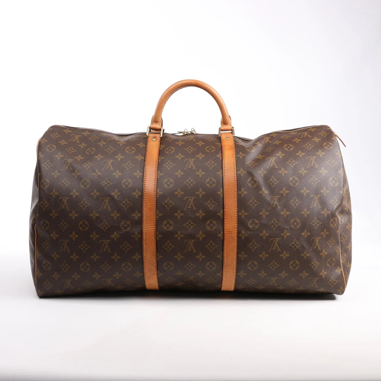 Louis Vuitton Louis Vuitton Monogram Canvas Keepall 60 Travel Bag M41422 Bruin