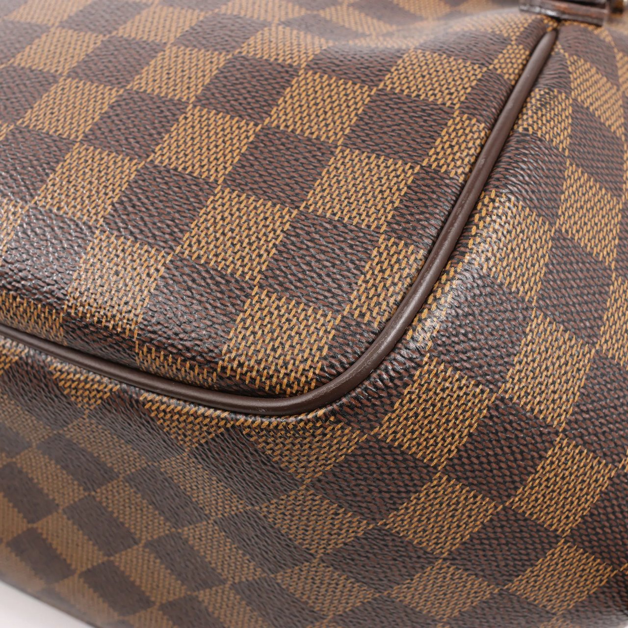 Louis Vuitton Louis Vuitton Damier Ebene Belem MM Shoulder Bag N51174 Bruin