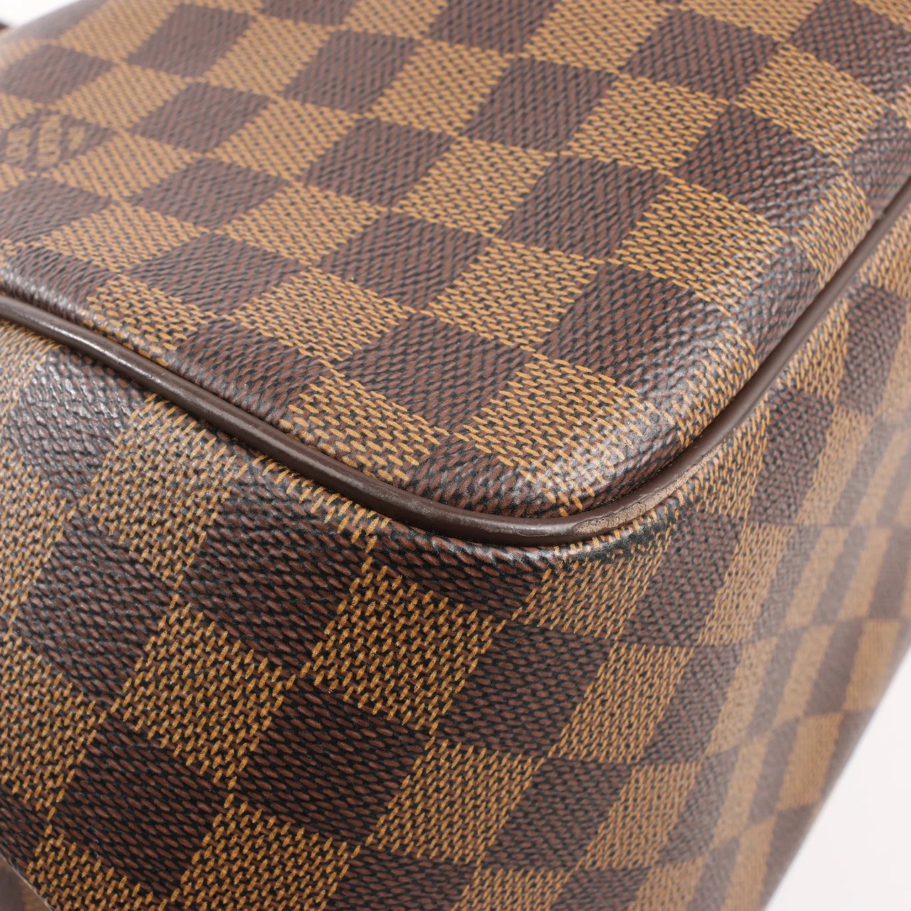 Louis Vuitton Louis Vuitton Damier Ebene Belem MM Shoulder Bag N51174 Bruin