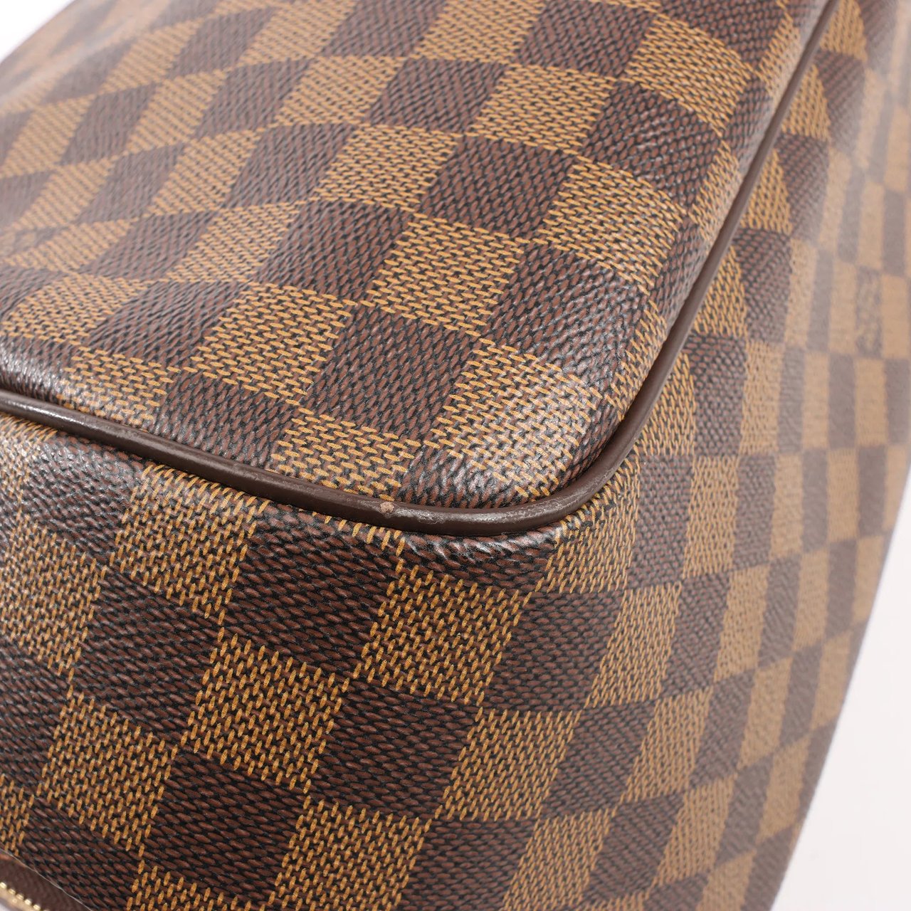 Louis Vuitton Louis Vuitton Damier Ebene Belem MM Shoulder Bag N51174 Bruin