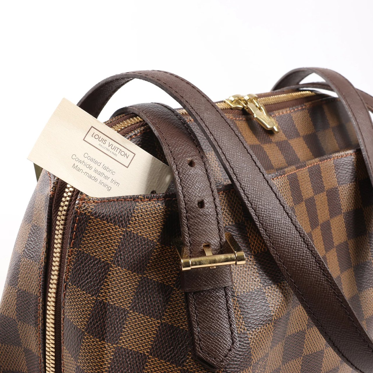Louis Vuitton Louis Vuitton Damier Ebene Belem MM Shoulder Bag N51174 Bruin