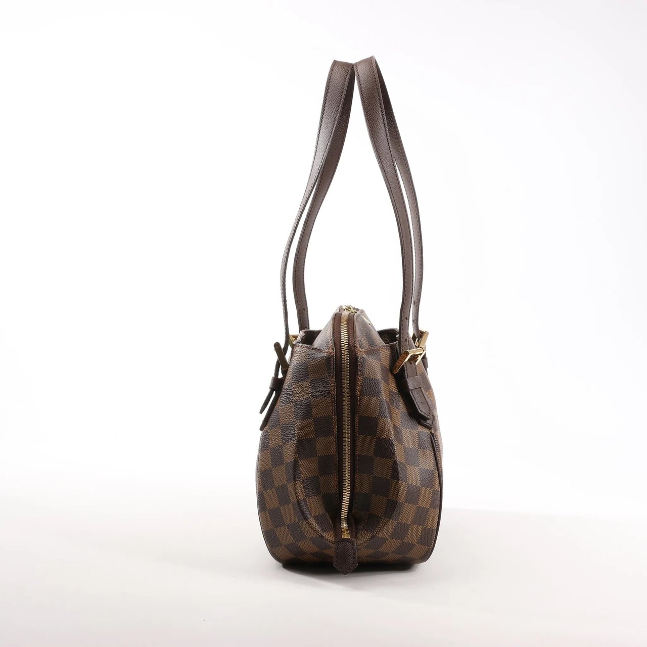 Louis Vuitton Louis Vuitton Damier Ebene Belem MM Shoulder Bag N51174 Bruin
