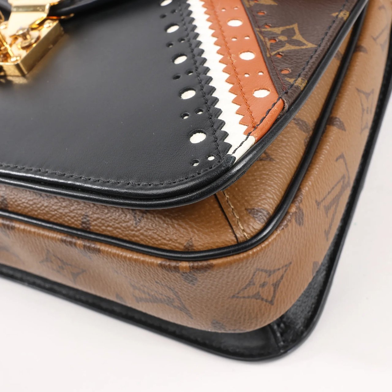 Louis Vuitton Louis Vuitton Monogram Reverse Pochette Metis MM 2Way Handbag M43488 Bruin