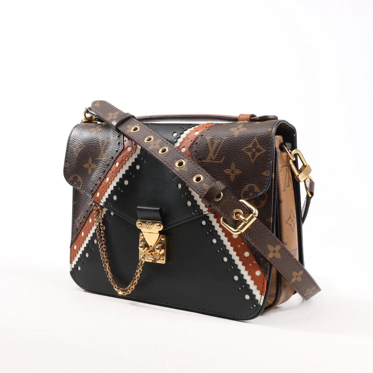 Louis Vuitton Louis Vuitton Monogram Reverse Pochette Metis MM 2Way Handbag M43488 Bruin