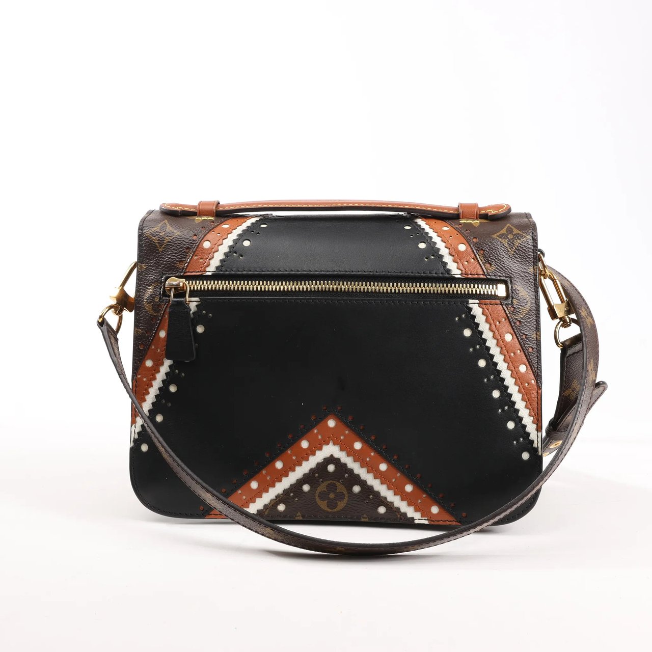 Louis Vuitton Louis Vuitton Monogram Reverse Pochette Metis MM 2Way Handbag M43488 Bruin