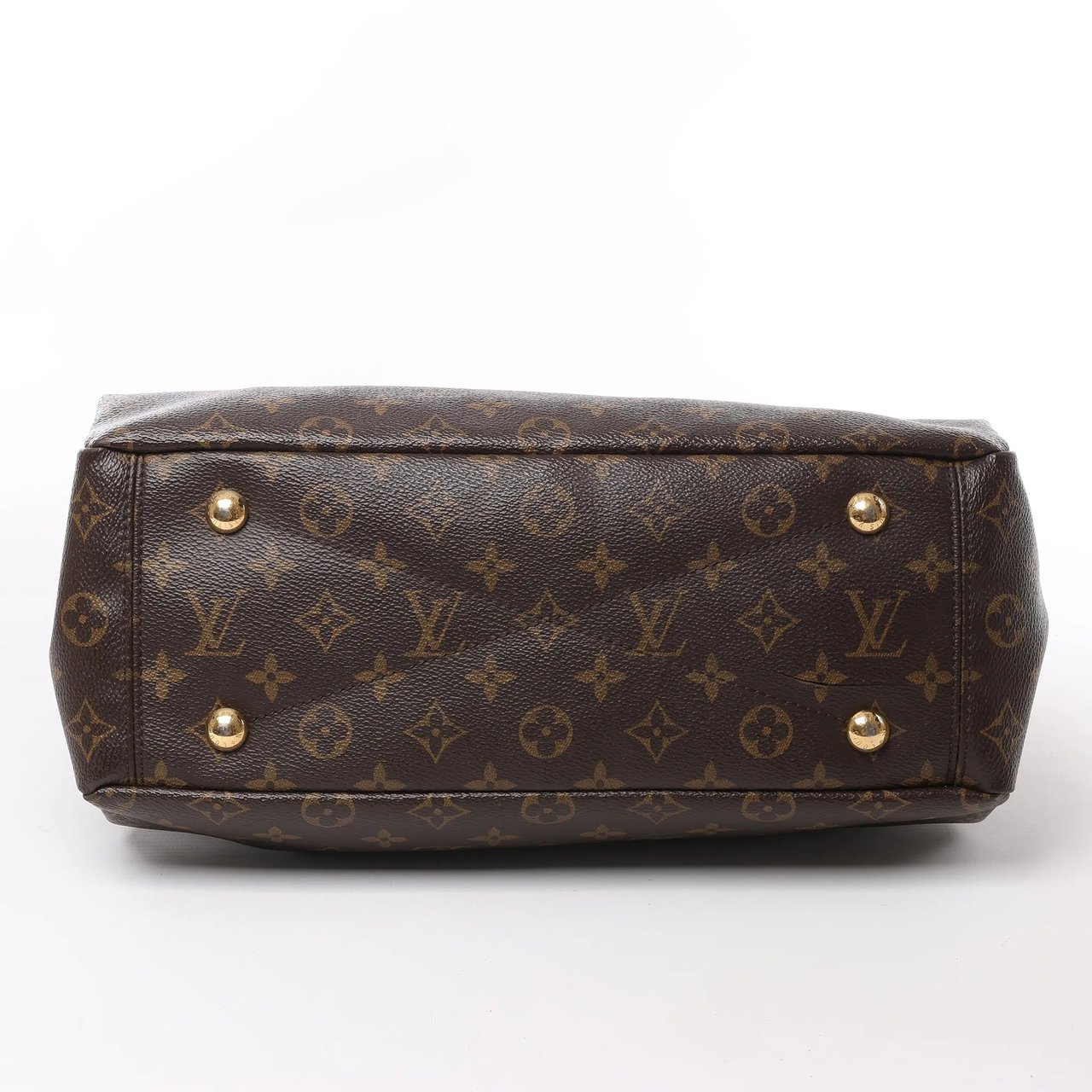 Louis Vuitton Louis Vuitton Monogram Pallas MM 2Way Handbag in Brown M40907 Bruin