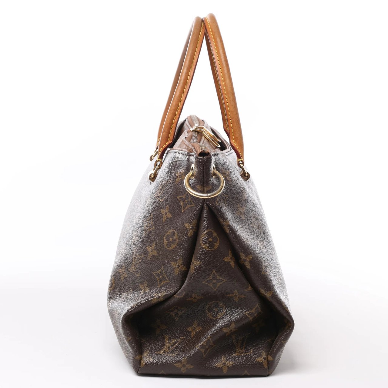 Louis Vuitton Louis Vuitton Monogram Pallas MM 2Way Handbag in Brown M40907 Bruin