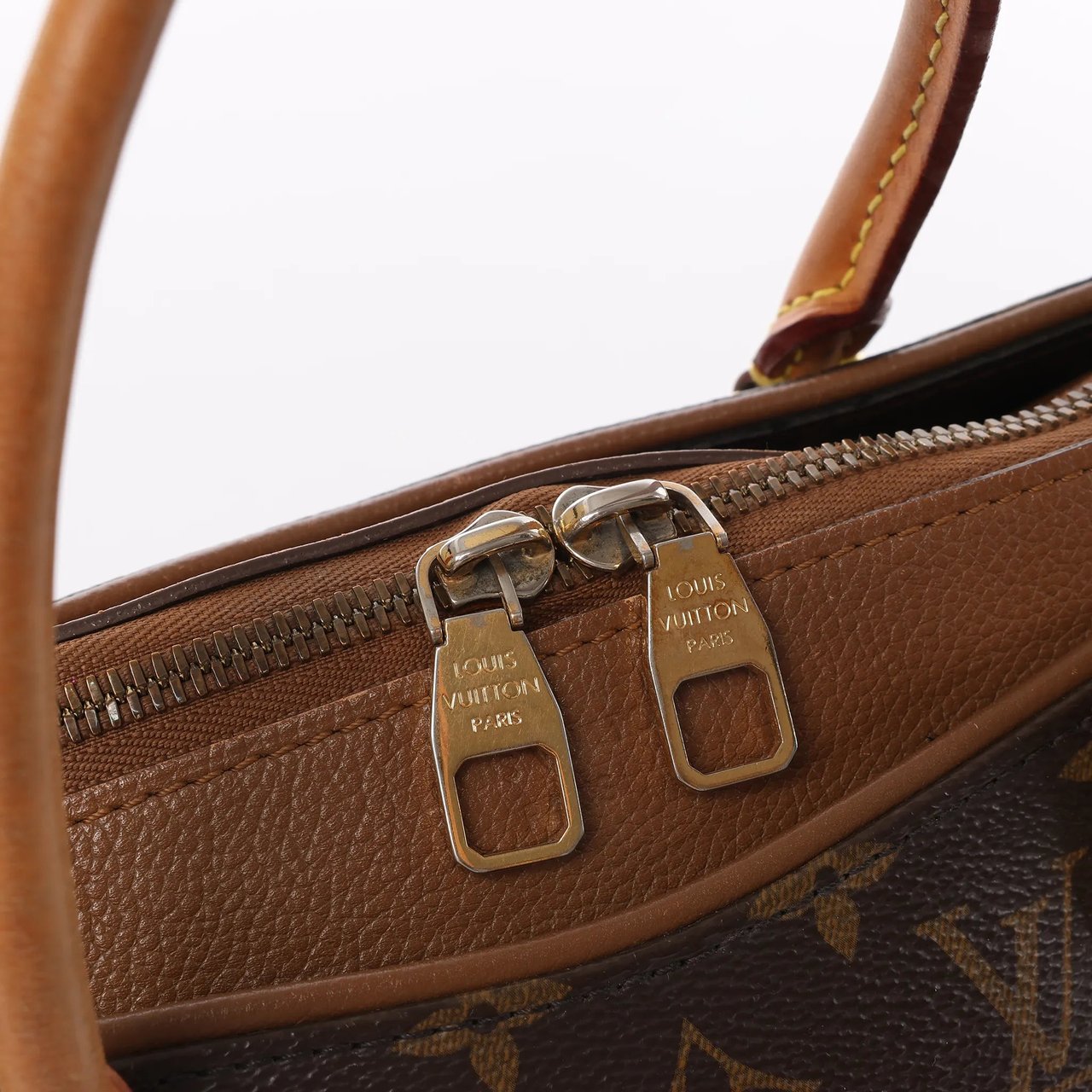Louis Vuitton Louis Vuitton Monogram Pallas MM 2Way Handbag in Brown M40907 Bruin