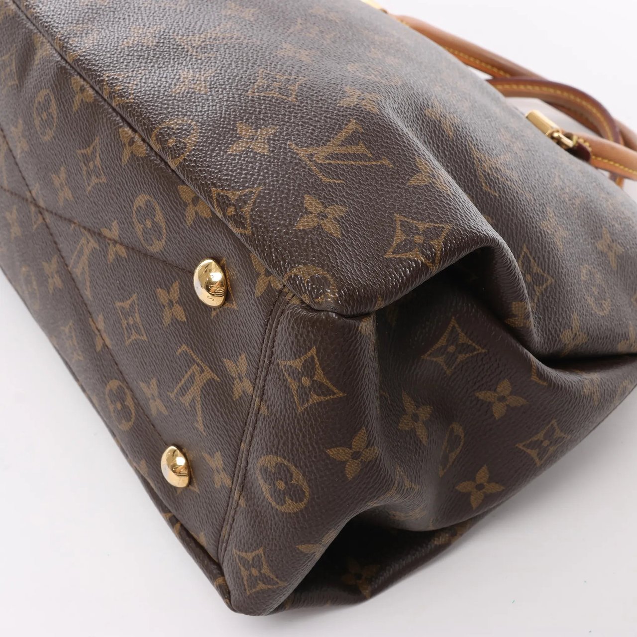 Louis Vuitton Louis Vuitton Monogram Pallas MM 2Way Handbag in Brown M40907 Bruin