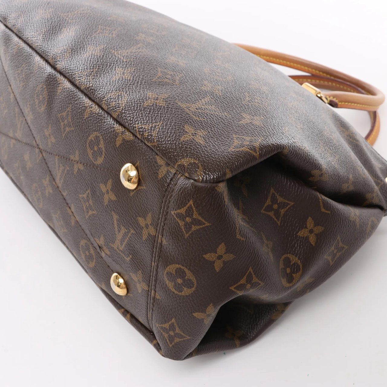 Louis Vuitton Louis Vuitton Monogram Pallas MM 2Way Handbag in Brown M40907 Bruin