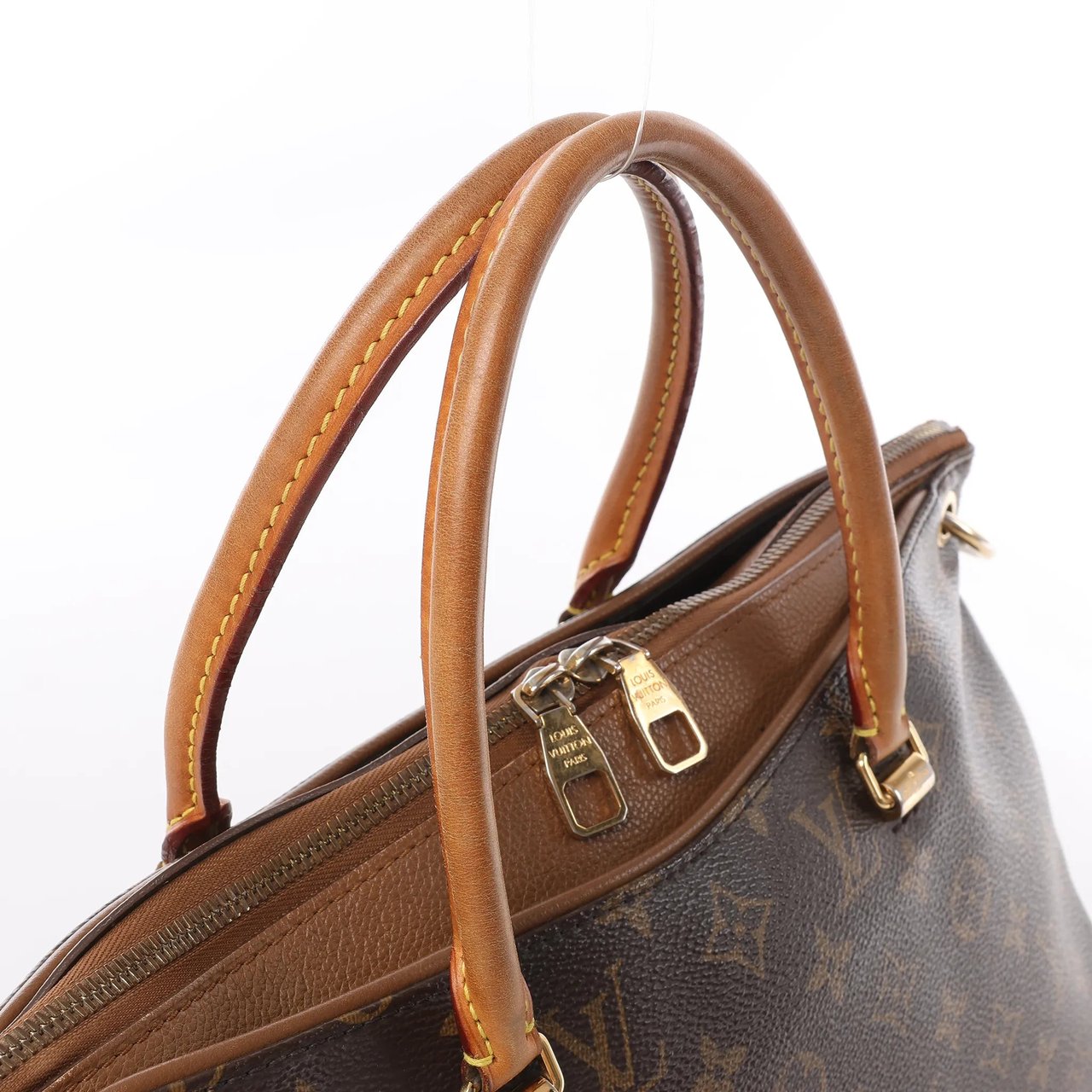 Louis Vuitton Louis Vuitton Monogram Pallas MM 2Way Handbag in Brown M40907 Bruin