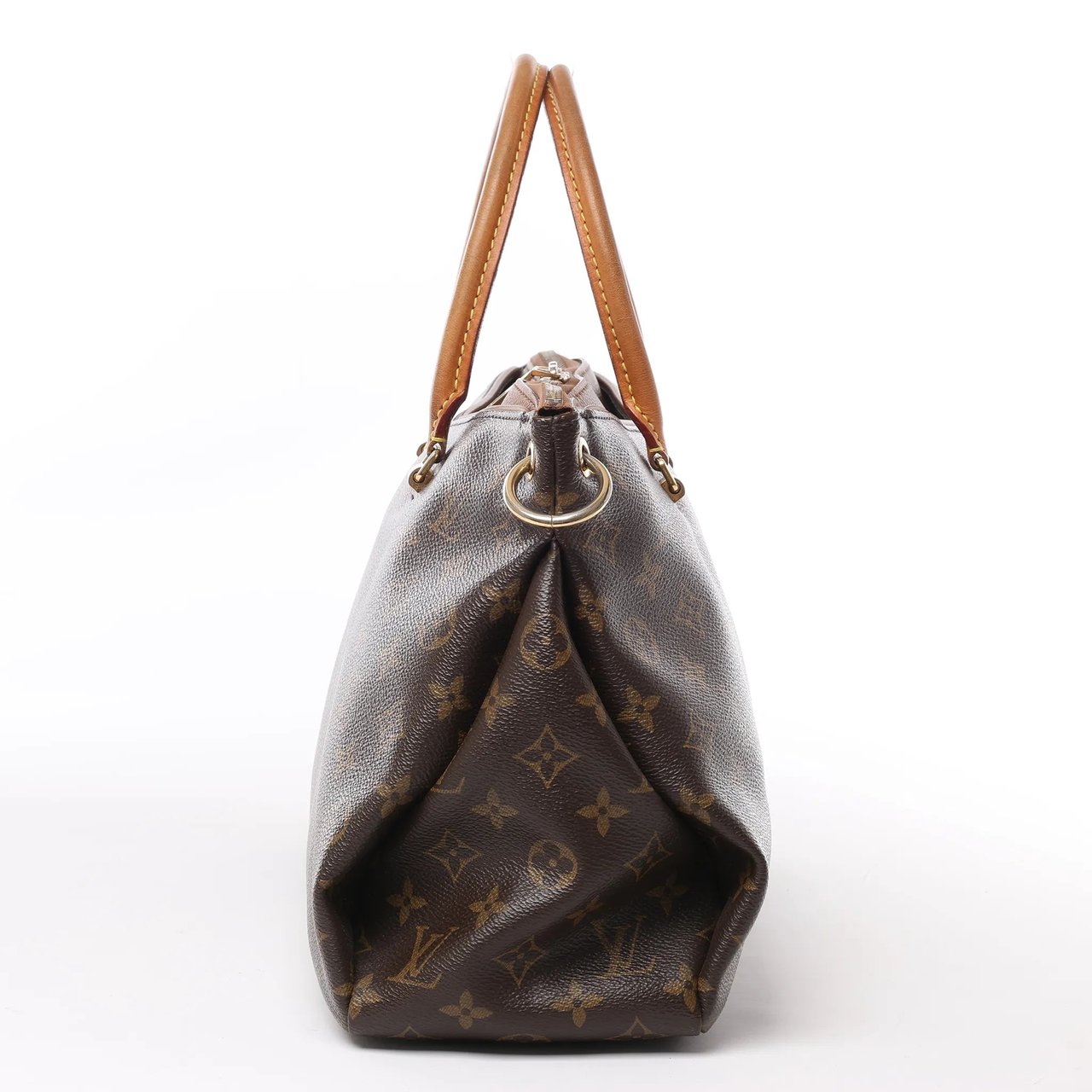 Louis Vuitton Louis Vuitton Monogram Pallas MM 2Way Handbag in Brown M40907 Bruin