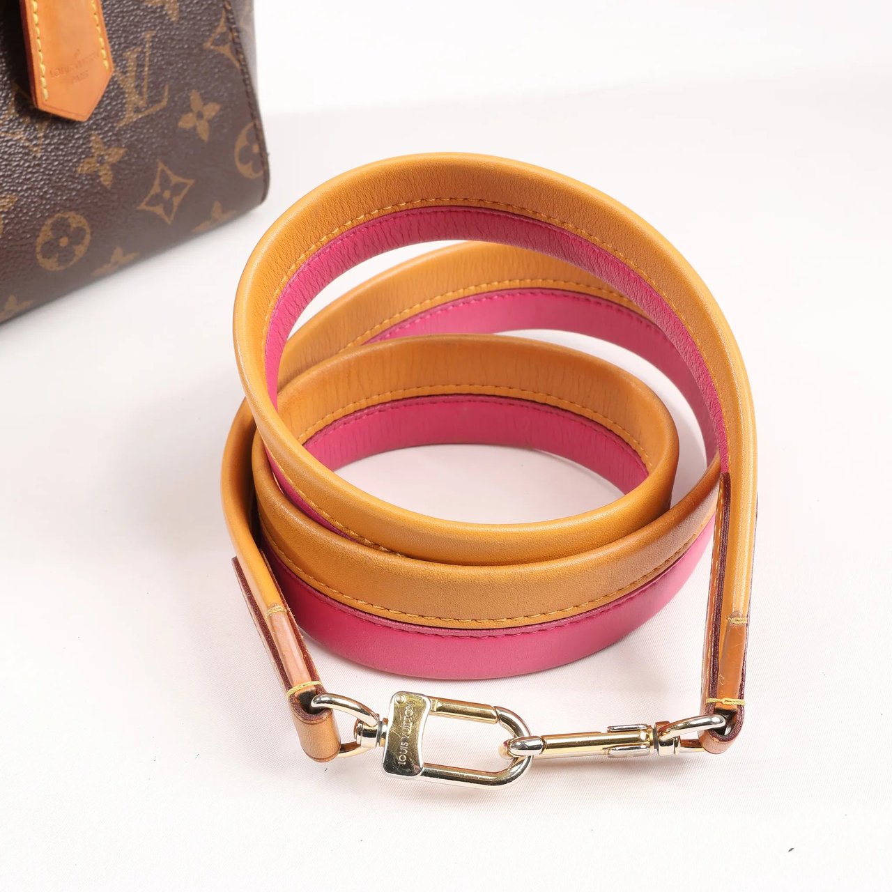 Louis Vuitton Louis Vuitton Monogram Canvas Cluny BB 2Way Handbag M42738 Bruin