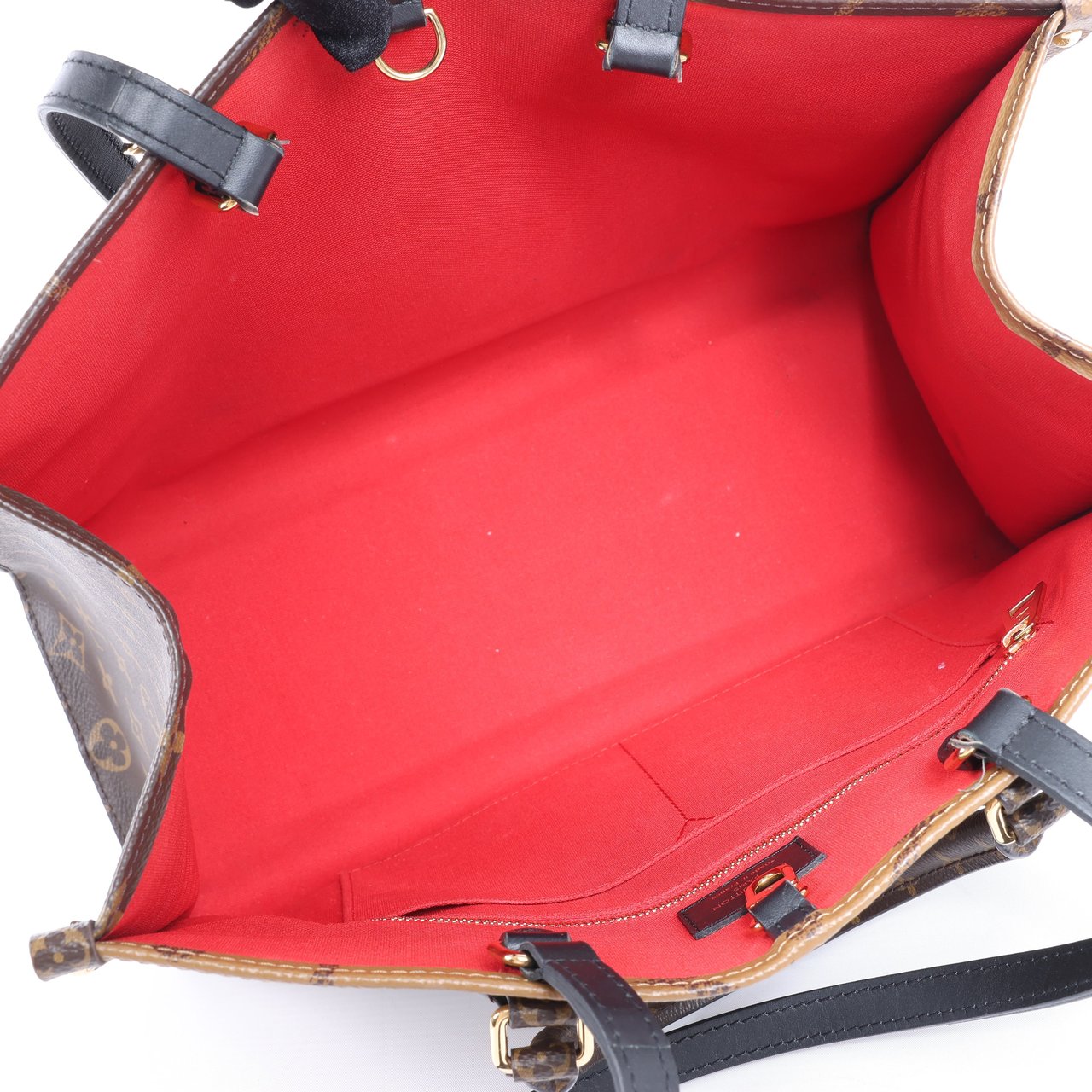 Louis Vuitton Louis Vuitton Giant Monogram Reverse On the Go MM in Brown M45321 Bruin