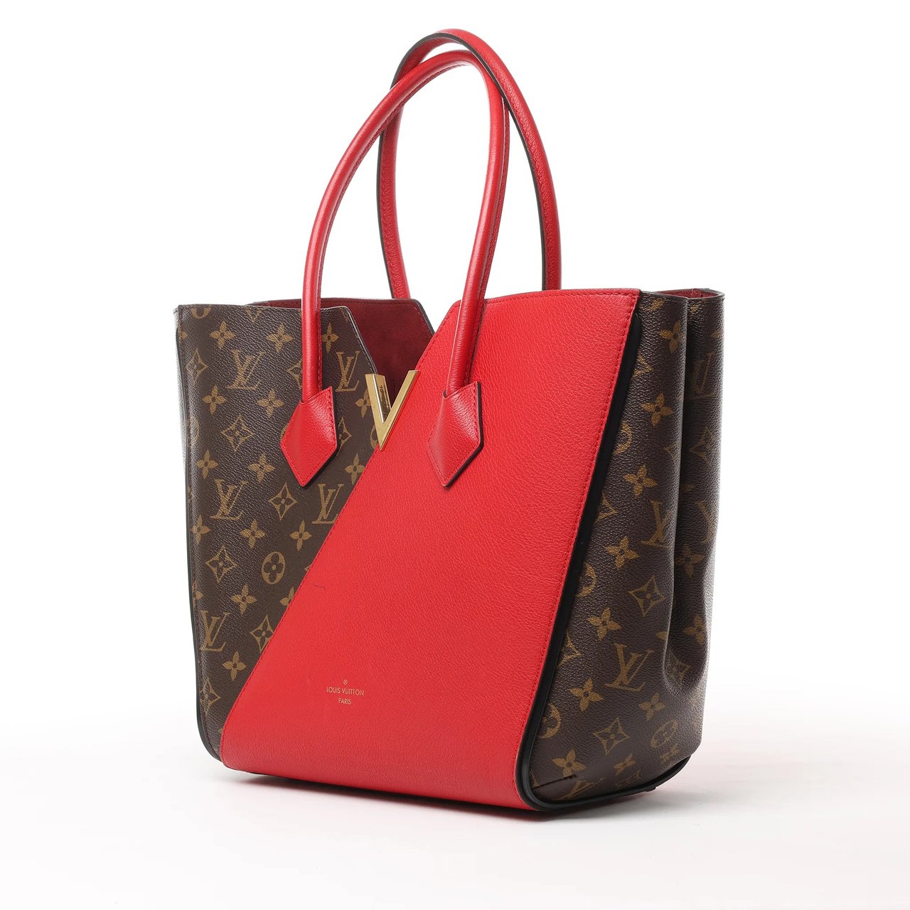 Louis Vuitton Louis Vuitton Damier Monogram Kimono MM Handbag in Red M40459 Divers