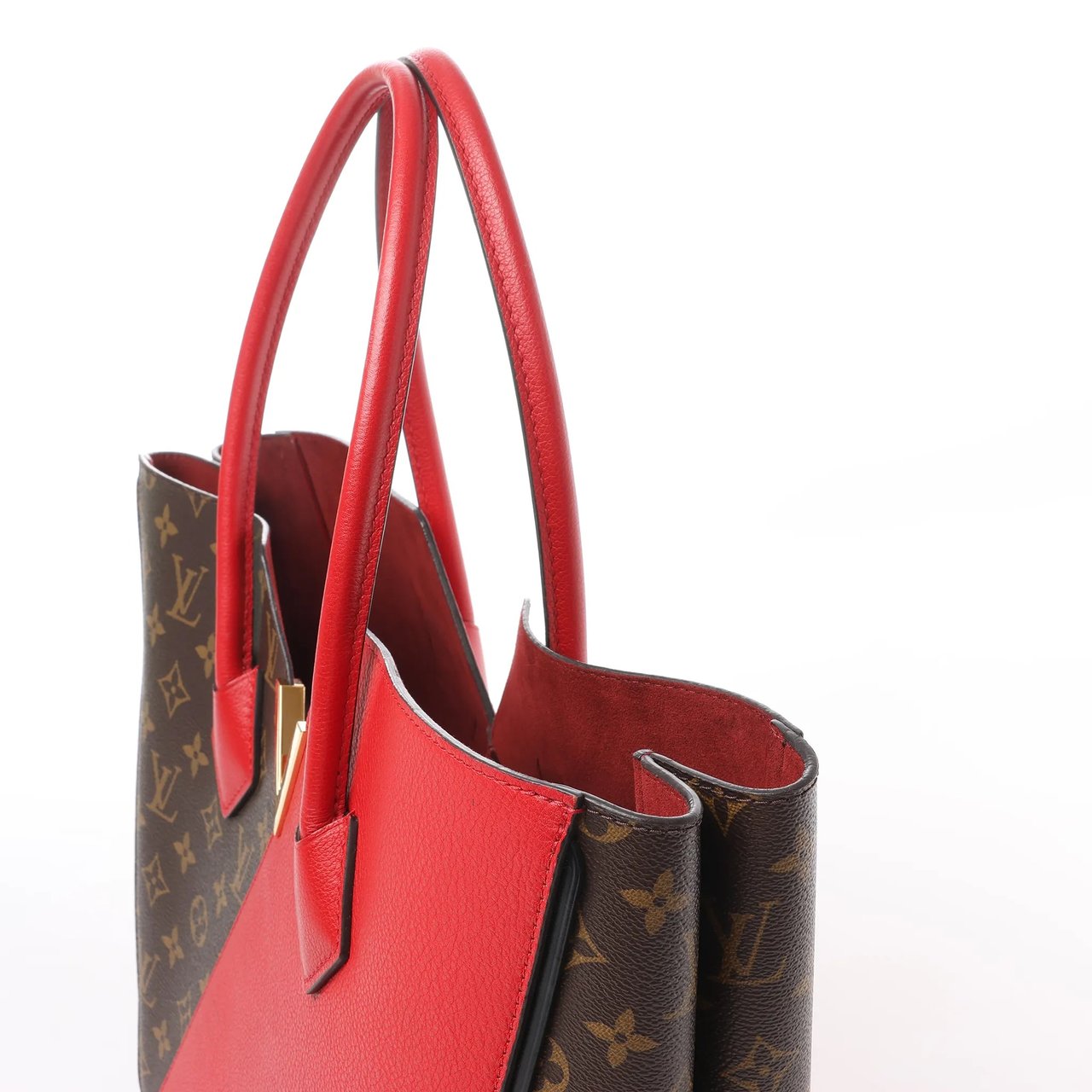 Louis Vuitton Louis Vuitton Damier Monogram Kimono MM Handbag in Red M40459 Divers