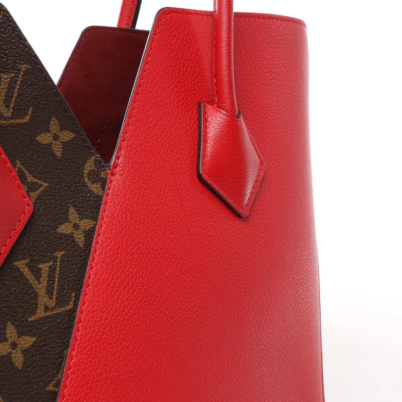Louis Vuitton Louis Vuitton Damier Monogram Kimono MM Handbag in Red M40459 Divers