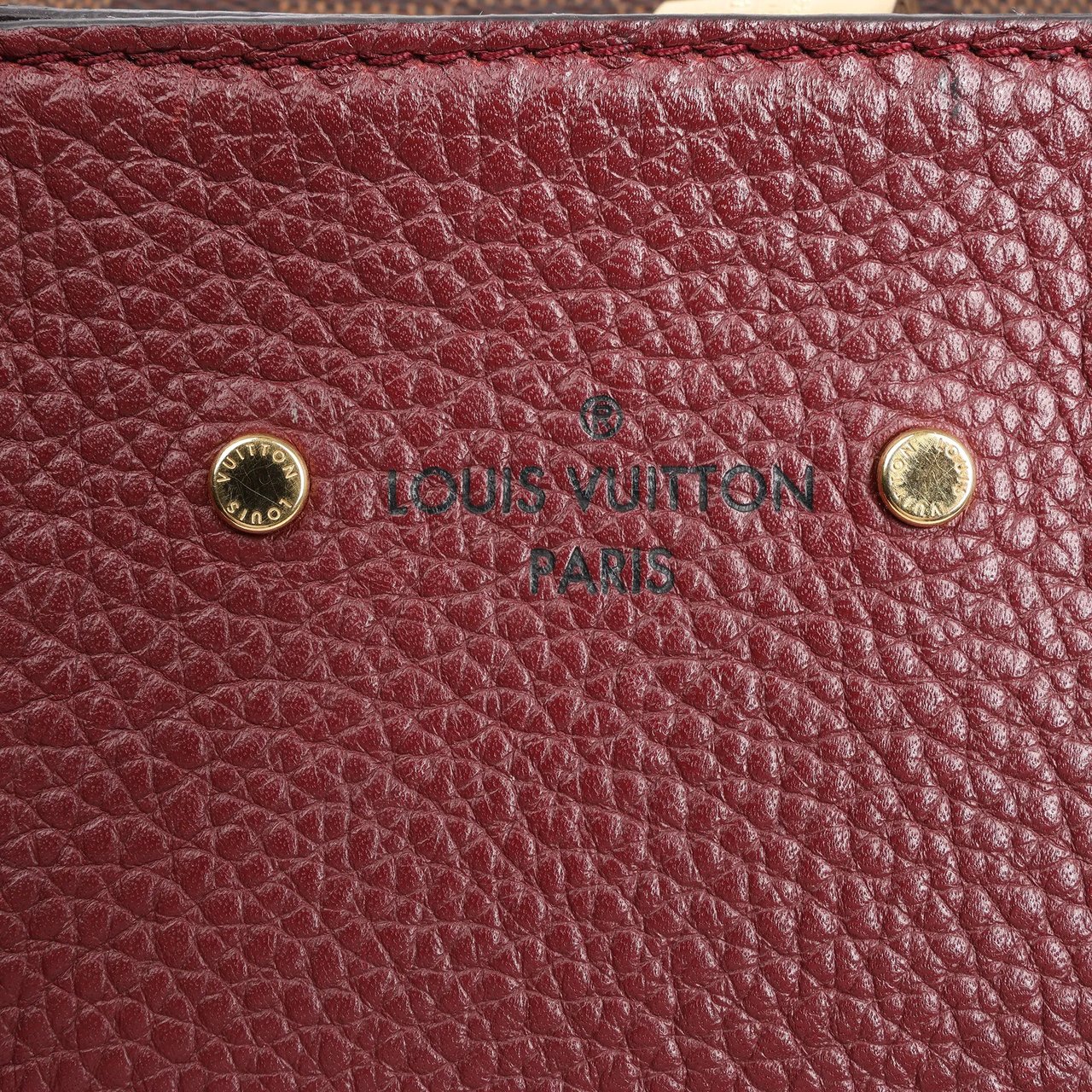 Louis Vuitton Louis Vuitton Jersey Damier x Leather 2Way Shoulder Bag in Brown x Burgundy N44021 Divers