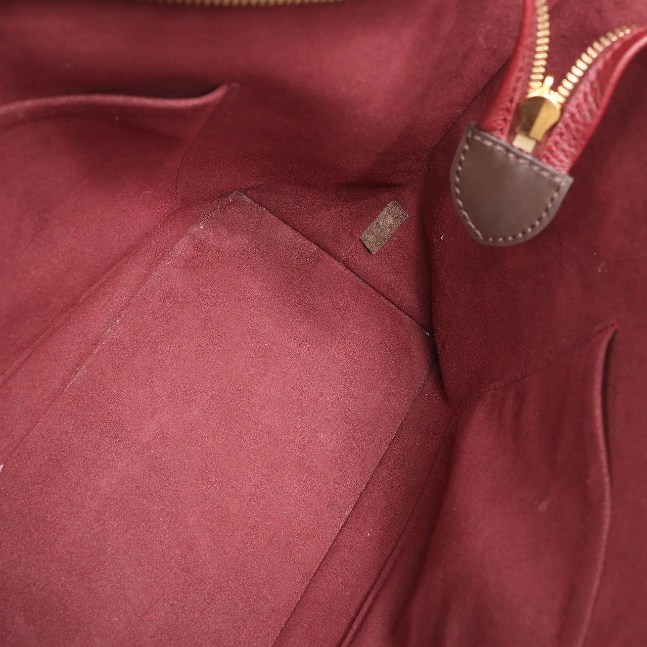 Louis Vuitton Louis Vuitton Jersey Damier x Leather 2Way Shoulder Bag in Brown x Burgundy N44021 Divers